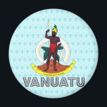 Vanuatu Coat of Arms Magnet<br><div class="desc">Vanuatu High Quality Coat of Arms,  National Insignia.
 Great gift for any Ni Vanuatu. This and many more Ni Vanuatu products,  Vanuatu gifts,  for Ni Vanuatu pride with this Vanuatu emblem available at www.RepresentMyCountry.com.</div>