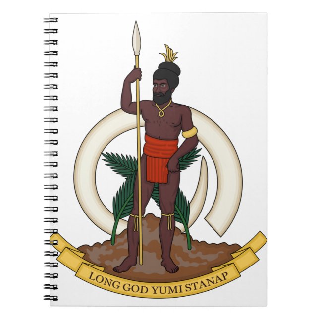 vanuatu emblem notebook (Front)