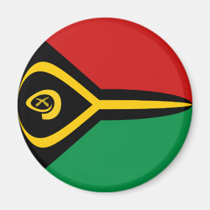 Vanuatu Fisheye Flag Magnet
