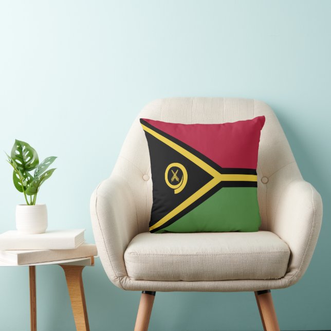 Vanuatu flag cushion (Chair)