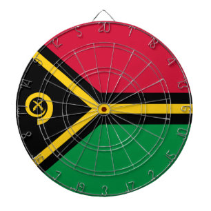 Vanuatu Flag Dartboard