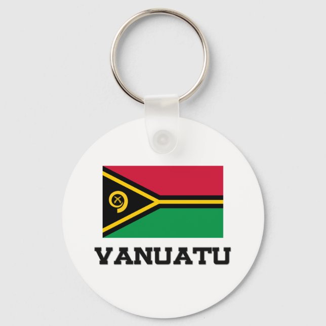 Vanuatu Flag Key Ring