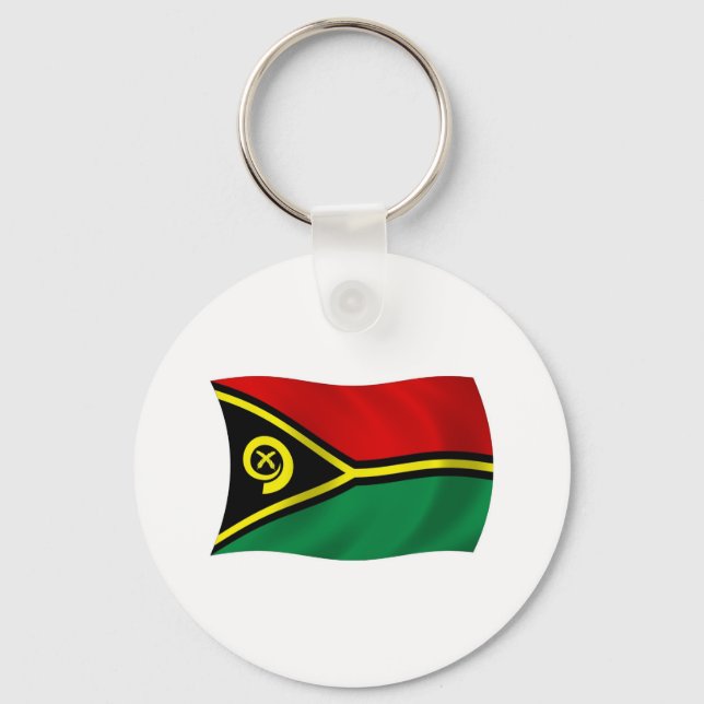 Vanuatu Flag Keychain (Front)