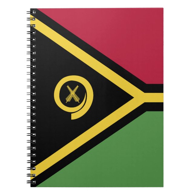 Vanuatu flag notebook (Front)