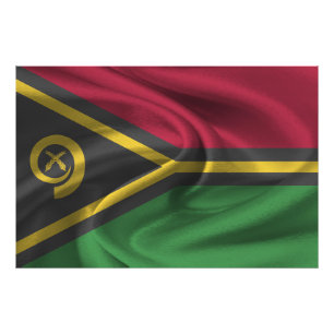 Vanuatu Flag Photo Print