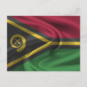 Vanuatu Flag Postcard