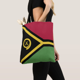 Vanuatu flag tote bag