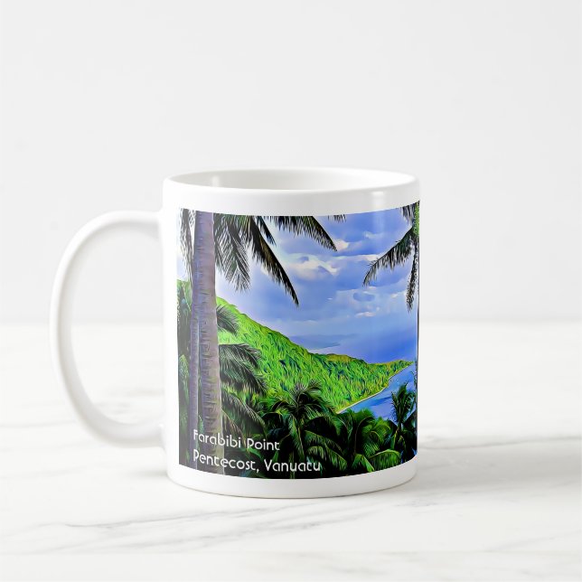 Vanuatu Island Coffee Mug (Left)