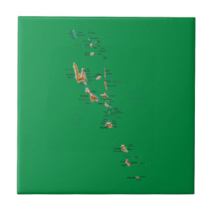 Vanuatu Map Tile