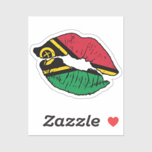 Vanuatu Vanuatuan Lipstick Love Flag