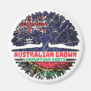 Vanuatu Vanuatuan Vanuan Australian Australia Tree Magnet