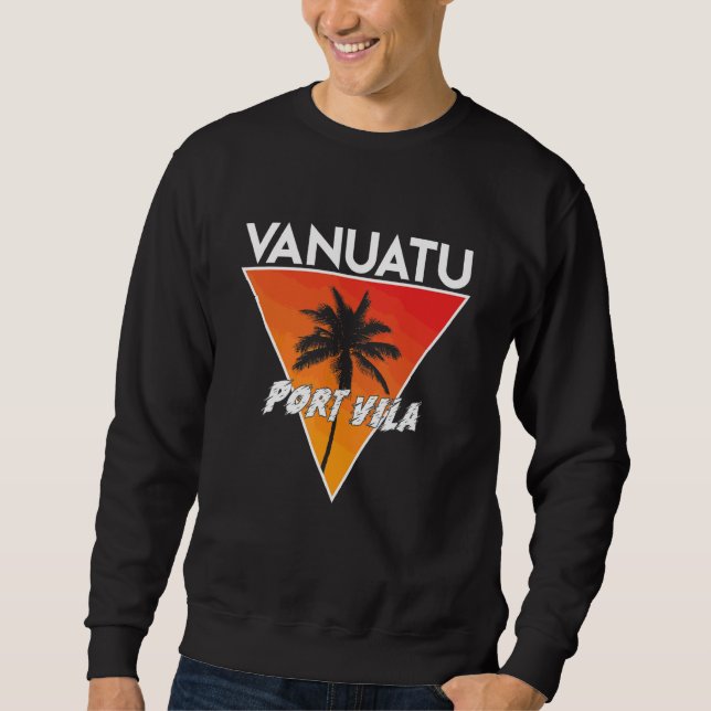 Vanuatu With Sunny Colours Sweatshirt (Front)