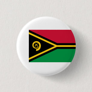 Vanuatuan Flag, Flag of Vanuatu 3 Cm Round Badge