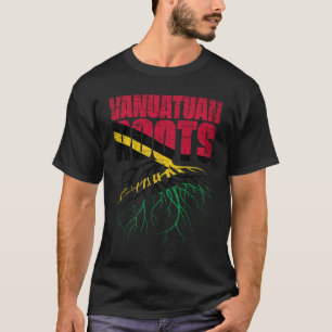 Vanuatuan Roots Vanuatu Heritage Flag T-Shirt