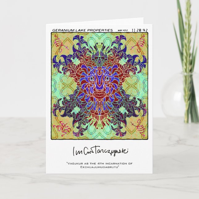 Vaojkur as the 4th incarnation of Ekchuajumudab Card (Front)