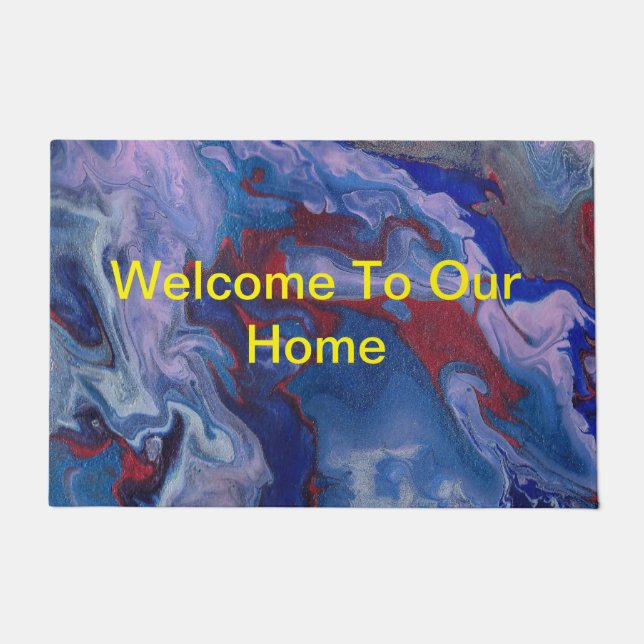 Vape Abstract Door Mat (Front)