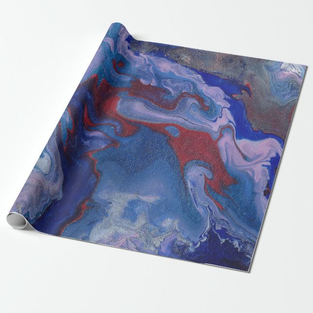 Vape Abstract Wrapping Paper (Unrolled)