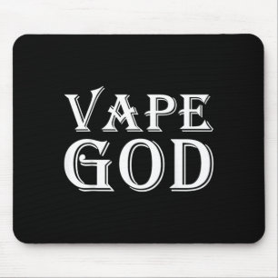 Vape God Funny Vaping Costume For Anti Smokers Who Mouse Pad