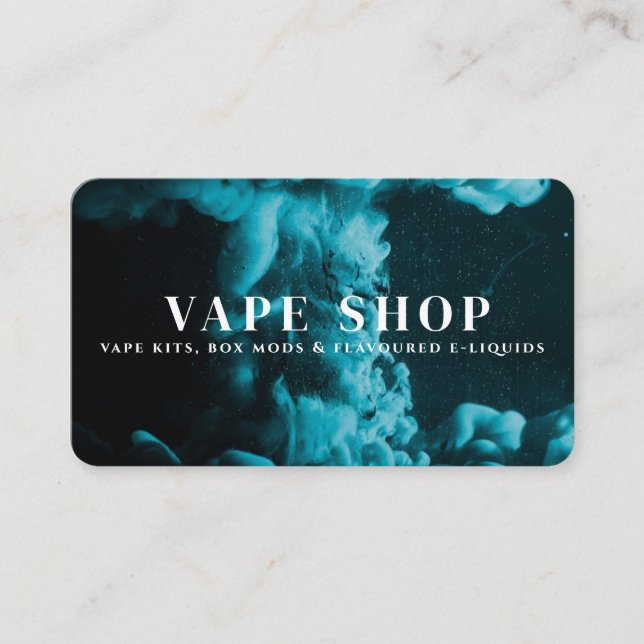 Vape Shop Business Card (Front)