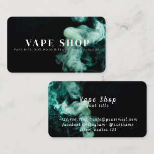 Vape Shop Business Card