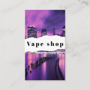 Vape Shop Smoke Cigarette Business Card