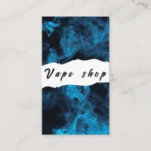 Vape Shop Smoke Cigarette Business Card