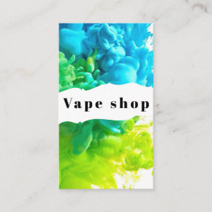 Vape Shop Smoke Cigarette Business Card