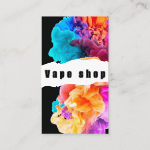 Vape Shop Smoke Cigarette Business Card