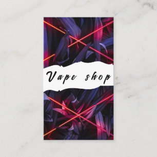 Vape Shop Smoke Cigarette Business Card