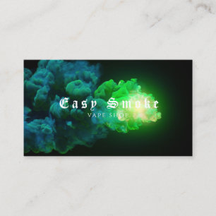 Vape Smoke Shop Store Electronic Cigarette Business Card
