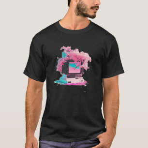 Vaperwave Aesthetic Glitch Retrowave Synthwave  5 T-Shirt