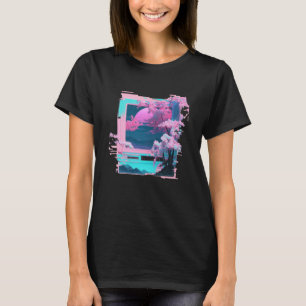 Vaperwave Aesthetic Glitch Retrowave Synthwave 7 T-Shirt