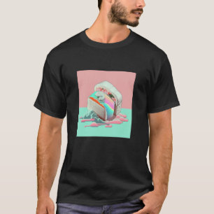 Vaperwave Aesthetic Glitch Sushi Retrowave Synthwa T-Shirt