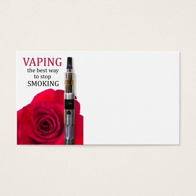 Vaping and rose flower (Front)