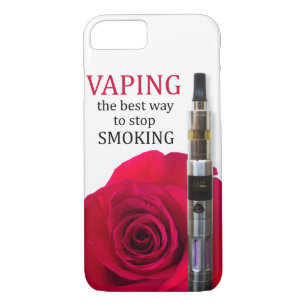 Vaping and rose flower iPhone 8/7 case