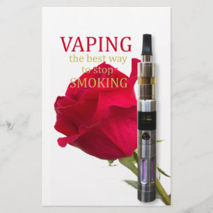 Vaping is the best way to stop smoking flyer