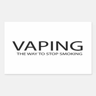 Vaping Rectangular Sticker