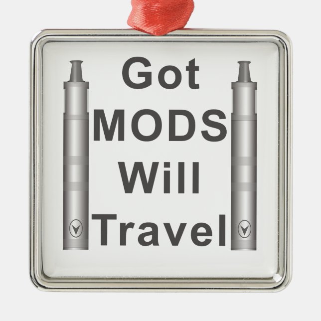 Vaping Rocks Metal Ornament (Front)