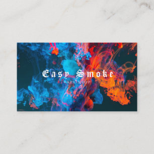 Vaping Smoking Smoke Shopcigar Storecigar Lounge Business Card