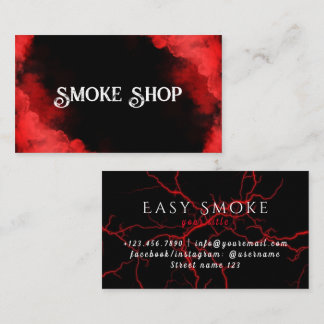 Vapor Vaping Smoke Smoking Shopcigar Business Card