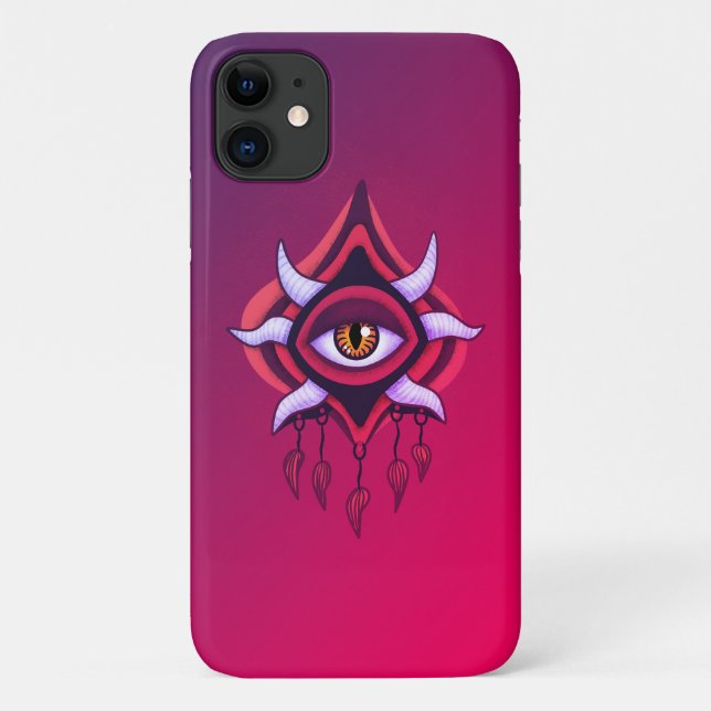 Vaporware Demon Eye - Colourful Gothic Case-Mate iPhone Case (Back)