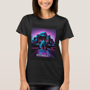 Vaporwave 80s Retro Style Hagia Sophia Istanbul Tu T-Shirt