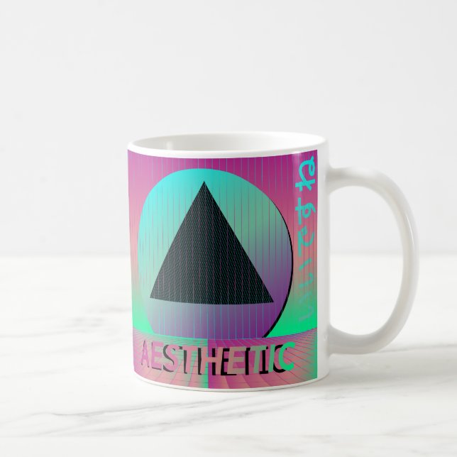 vaporwave aesthetic coffee mug (Right)