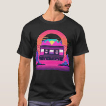 Vaporwave aesthetic design featuring cassette tape