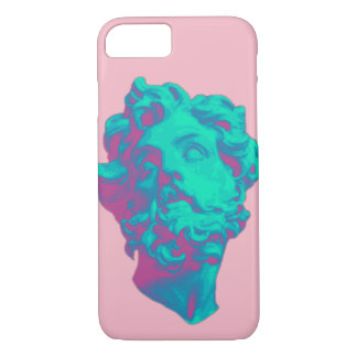 Vaporwave Aesthetic Glitch Statue Phone Case