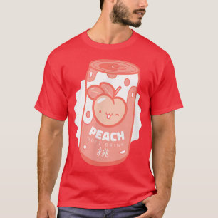 Vaporwave Aesthetic Japan Peach Soda Can Anime Ota T-Shirt