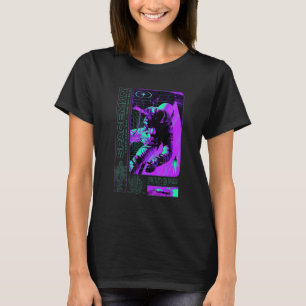 Vaporwave Aesthetic Spaceman Outer Space Galaxy As T-Shirt