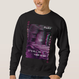 Vaporwave Aesthetic Style Emotional Messed Dream S Sweatshirt