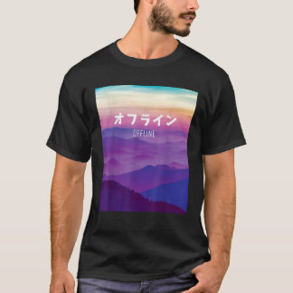 Vaporwave Art For Cyber Punk Offline T-Shirt