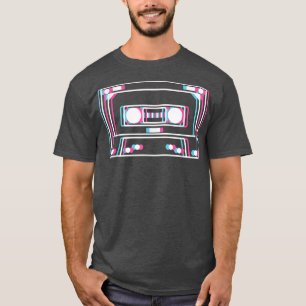 Vaporwave Art Glitch Retro 80s Music Lover 1980s C T-Shirt